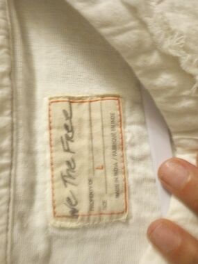 We The Free Cream White Women's Tunic